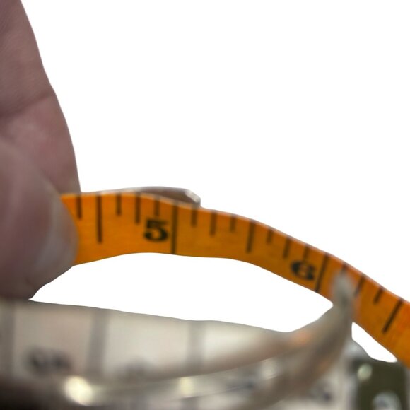 Signed Zuni Vintage Sterling Silver Needlepoint Turquoise Row Cuff Bracelet 925 - Picture 7 of 13